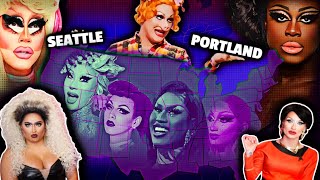 Drag Race Geography Mapping Out RPDR Winners By City  Mangled Morning [upl. by Xonel]