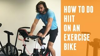 How To Do A HIIT On An Exercise Bike  The Body Coach [upl. by Waldos]