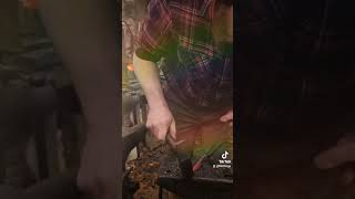 Forging a sgian dubh blacksmith folkart [upl. by Hoyt83]