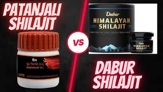 Dabur shilajit VS Patanjali shilajit  Unboxing uses dosage purity amp complete review [upl. by Corene]