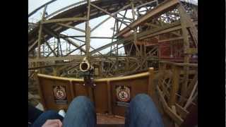 Wodan Timburcoaster Onride  Europapark 2012 [upl. by Aenil]