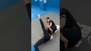 Veronica Hardy teaches Nina Drama jiujitsu submissions shorts UFC mma [upl. by Williams]