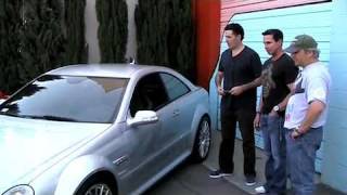 Peter Norths Ferrari 430 amp CLK 63 Black on CarCast With Adam Carolla and Sandy Ganz [upl. by Saraann727]