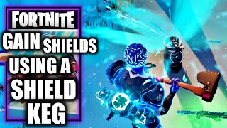 Gain Shields Using a Shield Keg  Fortnite  Season Quest [upl. by Anaerdna]