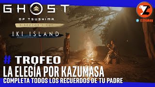 Ghost of Tsushima Iki Island  Guía de Recuerdos del Padre  Trofeo La elegía por Kazumasa [upl. by Enad]