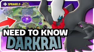 DARKRAI Pokemon Unite EVERYTHING You NEED To Know [upl. by Arahas]