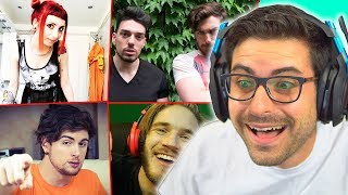 REAZIONE AI PRIMI VIDEO DEGLI YOUTUBER ITALIANI 2 [upl. by Lia]