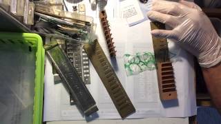 Repair split wooden comb  Hohner 64280 chromonica [upl. by Demha]