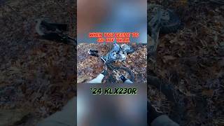 ‘24 KLX230RTrailblazing Gone Wrong KLX Singletrack Enduro BeginnerTrailBike Arkansas MX Kawi [upl. by Howes]