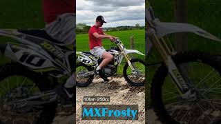 Dirt bike Rev  10ten 250rx  YouTube Short [upl. by Akinoj136]