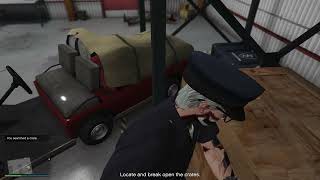 GTA V Salvage Yard Robbery The McTony Robbery Sonar Equipment [upl. by Clarkson130]