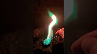 Burning some Copper nitrate 💙🔥 shorts [upl. by Dempstor]