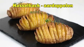 Recept hasselback aardappelen bakken in de oven [upl. by Nnalyrehc970]