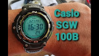 CASIO SGW 100b reseña completa [upl. by Aihsekal]