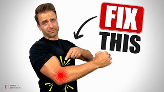 STOP Elbow Pain How To Fix Tennis Elbow Lateral Epicondylitis [upl. by Aietal307]