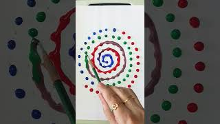 Water Color Mixing Drop satisfying relaxing colormixing shorts [upl. by Latreese]