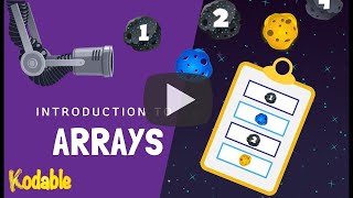 What are Arrays Coding for kids  Kodable [upl. by Antonin951]