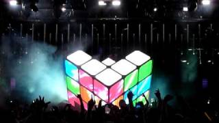 Deadmau5  Bad Selection  Live at Coachella Music Festival 2010  Rubix Cube Visuals [upl. by Bishop]