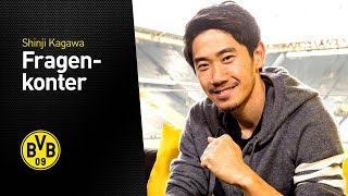 quotYour best derby goalquot  BVB Quickfire Questions  Shinji Kagawa speaking German [upl. by Quirk]