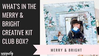 Whats in the box  Merry and Bright Creative Kit [upl. by Sokairyk]