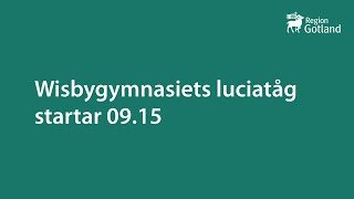 Wisbygymnasiets luciatåg 2023 [upl. by Gagne595]