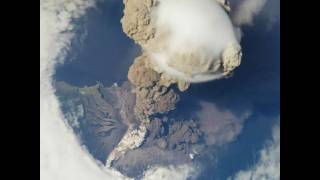 NASA  Sarychev Volcano Eruption from the International Space Station [upl. by Gelasius]