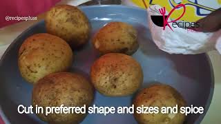 Baked Potatoes and Skewed Chicken Breast foodies chicken recipes recipespluss [upl. by Xirdnek]