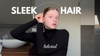 Sleek Hair Tutorial updated version [upl. by Elsi861]