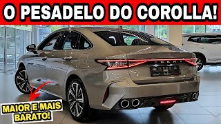 NÃO COMPRE COROLLA NOVO CHERY ARRIZO 8 É MAIS BARATO E MUITO MAIS TOP [upl. by Yrellam77]