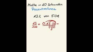 Prozentrechnen leicht gemacht mathe mathetipps [upl. by Ziul]