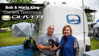 Bob amp Marlas Perfect Companion  Owners Testimonial  Oliver Travel Trailers [upl. by Argent]