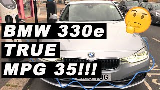 BMW 330e True MPG 👎  WATCH THIS BEFORE YOU BUY  🤔 review [upl. by Githens]