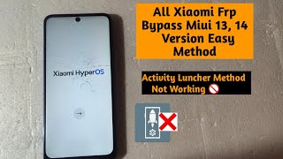 Redmi Note 11 Frp Bypass Miui 14  All Xiaomi HyperOs 13 14 Frp Bypass Easy Method 2024 [upl. by Ianthe822]