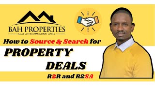 How to Source and Search for Property Deals l Rahim Bah [upl. by Jehiel544]