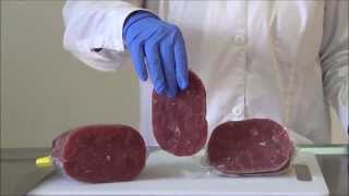 Carne reestructurada con Probind BF  Transglutaminasa [upl. by Yoshio436]