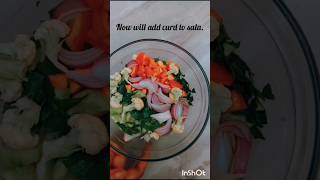 Easy curd salads 🥗 recipe for weight loss healthy youtubeshorts viralvideo viralshort [upl. by Clyde377]