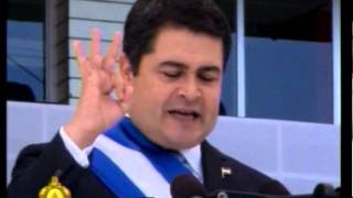 Discurso del Presidente Juan Orlando Hernández 27012014 [upl. by Vikky745]