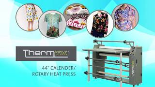 Calender Machine  Roll to Roll Heat Transfer  Sublimation Heat Press for Textiles  ThermTX 44 [upl. by Peers720]