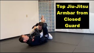 Top Armbar Setup From Closed Guard [upl. by Odelet431]