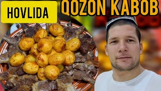 Qozon kabob tayyorlash barcha sirlari bilanУЗБЕКСИЙ ЧАЙХАНА КАЗАН КЕБАБ [upl. by Akenn]