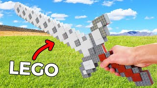 I Built LEGO MINECRAFT Weapons [upl. by Stoddard]