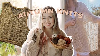 New Fall Knitting Patterns amp Upcoming Designs  Hundred Acre Wool Knitting Podcast Ep 63 [upl. by Gavra940]