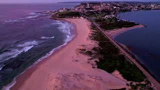 Sunrise Hyperlapse Nobbys Beach Newcastle DJI Mavic Air 2s [upl. by Langelo]