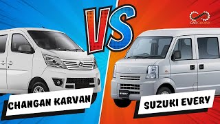 Changan karvan Vs Suzuki Every Comparison carchowk changan karvan suzukievery [upl. by Adnalahs675]