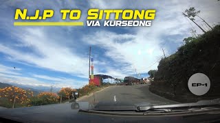 Njp railway station to sittong via Kurseong by car  Siliguri to sittong by car  Sittong homestay [upl. by Laemsi363]