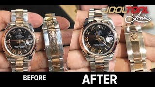 How to Polish a Rolex on the JOOLTOOL [upl. by Sucramd]