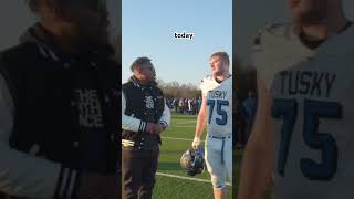 Post Game Interview With Lucas Love highschoolfootball subscribe football shortsvideo shorts [upl. by Naomi]