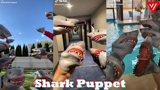 Try Not To Laugh Watching New Shark Puppet Compilation  Funny Shark Puppet TikTok Videos [upl. by Amrak]