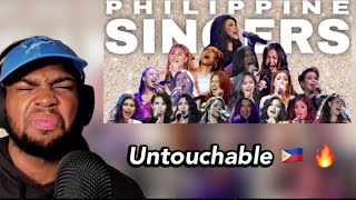 I CANT BELIEVE MY EARS  LAND OF THE BEST SINGERS The Philippines  Reaction [upl. by Shermy455]