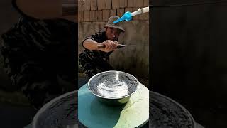 slow motion effect video water slowmotion youtubeshorts asmr [upl. by Ahsinirt]